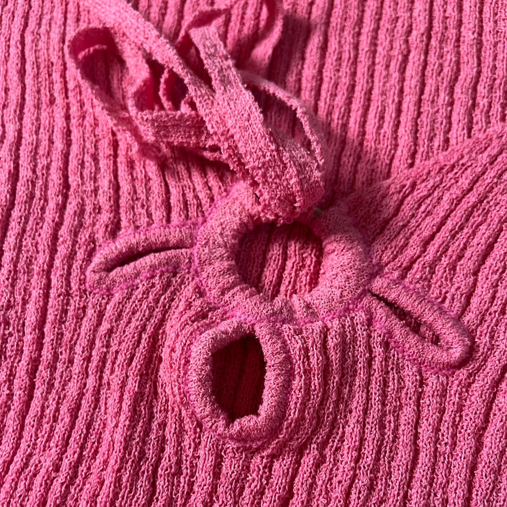 POL Ribbed Knit Sweater Top Large - Picture 3 of 6